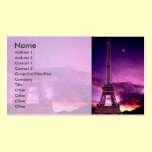 Eiffel Tower In Sunshine Sky business cards