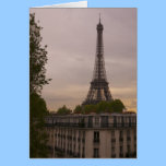 Eiffel Tower in the Snow cards