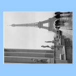 Eiffel Tower in the Snow postcards