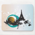 Eiffel tower Mousepad by coconutpie Eiffel tower Mousepad