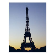 Eiffel Tower Night postcards