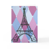 Eiffel Tower Note Card by deedleart Eiffel Tower Note Card