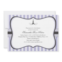 Eiffel Tower Paris Bridal Shower Personalized Invitations