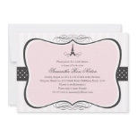 Eiffel Tower Paris Bridal Shower Personalized Invitations
