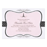 Eiffel Tower Paris Bridal Shower Personalized Invitations