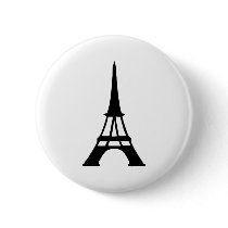 Eiffel Tower - Paris Button