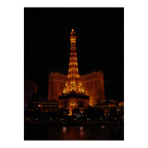 Eiffel Tower, Paris Casino, Las Vegas, NV posters
