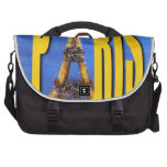 Eiffel Tower Paris France Laptop Shoulder Bag