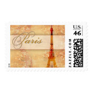 Eiffel Tower, Paris France stamp