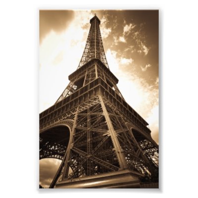 Eiffel tower Paris Photographic Print