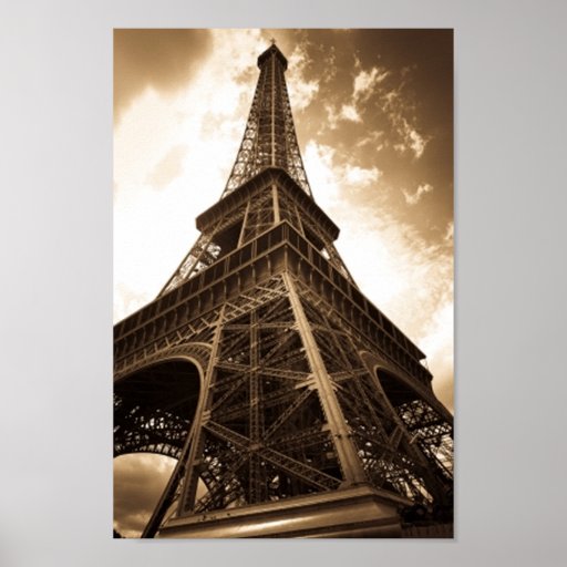 Eiffel tower Paris Poster | Zazzle