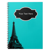 Eiffel Tower - Parisian Mermories Spiral Notebooks