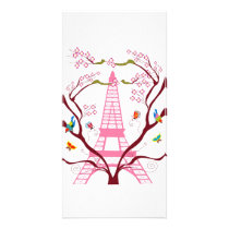 Eiffel tower photo card