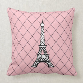 Eiffel Tower Pillow throwpillow