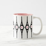 Eiffel Tower Pink Poodle Mugs