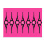 Eiffel Tower Pink Poodle Postcards
