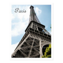 Eiffel Tower Post Card