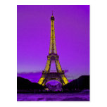 Eiffel tower post card