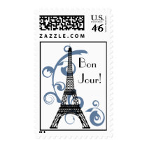 Eiffel Tower Postage Stamp