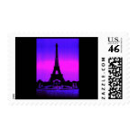Eiffel Tower Postage Stamp