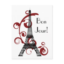 Eiffel Tower Postcard