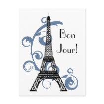 Eiffel Tower Postcard
