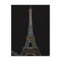 Eiffel Tower Postcard