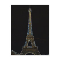 Eiffel Tower Postcard by rukeman Eiffel Tower Postcard