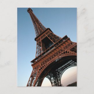 Eiffel Tower Postcard postcard