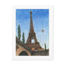 Eiffel Tower postcards