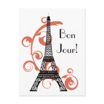 Eiffel Tower Postcard