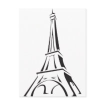 EIFFEL TOWER POST CARD