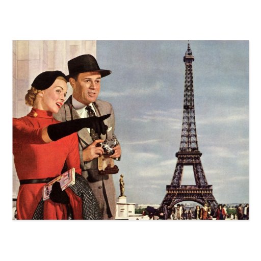 Eiffel Tower Postcard