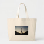 Eiffel Tower Silhouette Canvas Bags