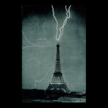 Eiffel Tower Struck posters by Dividenda Eiffel Tower Struck posters
