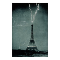Eiffel Tower Struck posters