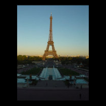 Eiffel Tower Sunset posters