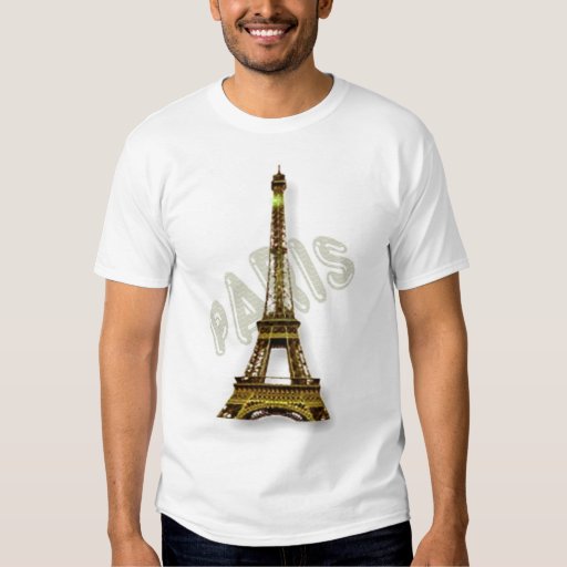 Eiffel Tower T Shirt Zazzle 9619