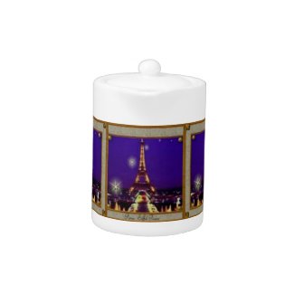 Eiffel Tower Tea Pot teapot