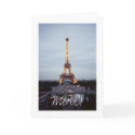 Eiffel Tower Thank You Card by CraigFoster Eiffel Tower Thank You Card