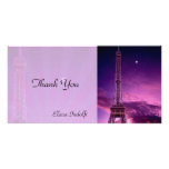 Eiffel Tower Thank  You Photo Card