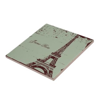 Eiffel Tower Tile & Trivets tile