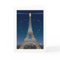 Eiffel Tower Valentine greeting card card