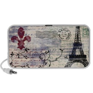 Eiffel Tower Vintage French Speaker $5.00 off your next purchase