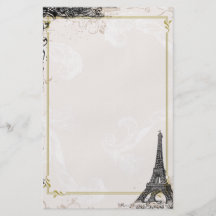 Eiffel Tower Vintage Style Flyer