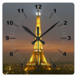 Eiffel Tower Wall Clock