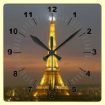 Eiffel Tower Wall Clock wall clocks