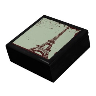 Eiffel Tower Wedding Keepsake Box giftbox