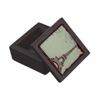 Eiffel Tower Wedding Keepsake Box planetjillgiftbox