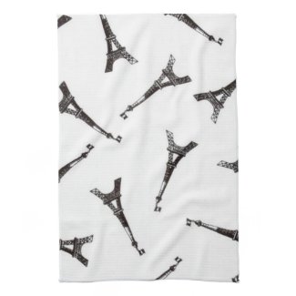 Eiffel Towers Hand Towel